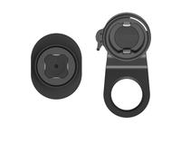 EJUOYO Support Téléphone Moto Support de téléphone pour vélo, Fixation Universelle pour VTT/vélo de Route, Verrouillage Rapide, Fixation/démontage(Mount Black)