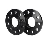 EJUOYO Universels Elargisseur Adaptateurs d'entretoise de Roue, 2 pièces, 3/5/7/12/15/20mm, PCD 5x10 0/5x112 CB 57.1mm, 5 cosses,Convient pour VW Convient pour Audi Jantes Entretoises(2PCS 15MM)