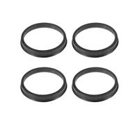EJUOYO Universels Elargisseur Anneaux centraux de moyeu de Roue en Plastique Noir, pièces de Jante Disponibles, Accessoires de véhicule, 59.1-56.1mm 59.1-57.1mm Jantes Entretoises(59.1-56.1-4PCS)
