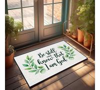 EJXN Cool Stuff Tapis pour homme Construction durable et toucher luxueux pelucheux | Tapis de table de cuisine sous la table Be Still And Know : A Divine Message (40 x 60 cm)