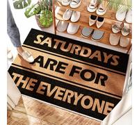 EJXN Tapis de porte d'entrée lavable pour porte de golf Saturdays Are For The Everyone - Porte d'entrée intérieure | Tapis de bienvenue pour cabine/extérieur - Grip Bath & Under(50 x 80 cm)