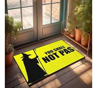 EJXN Tapis d'entrée, buanderie, sol absorbant l'eau, envers antidérapant - Zone bohème où vous ne passerez pas en fibres douces | Tapis de porte pour entrée intérieure et maison (50 x 80 cm)