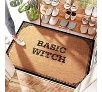 EJXN Tapis d'entrée Music Basic Witch - Absorbant à sec - Pour porte d'entrée/porte occidentale - Pour entrée de maison, vestiaire et porte d'entrée extérieure (50 x 80 cm)