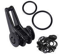 EJY 10 Pièces Support De Crochet De Canne À Pêche, Crochet D'Appât De Pêche, Noir