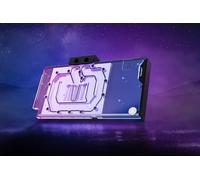 EK Quantum Vector³ Astral RTX 5080 Bloc d'eau, dessus en plexiglas, cuivre nickelé, plaque arrière en aluminium, éclairage D-RVB, compatible avec ASUS ROG Astral GeForce RTX 5080