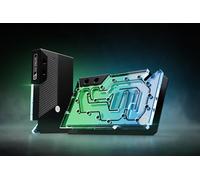 EK Quantum Vector3 FE RTX 5090 Bloc d'eau, dessus en plexiglas, cuivre nickelé, plaque arrière en aluminium, éclairage D-RVB, pour NVIDIA GeForce RTX 5090 Founders Edition