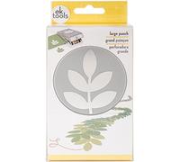 EK Tools Cinq Feuille Branche Punch, Gris, L