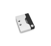 EK Water Blocks Bloc d'eau CPU AM4, Laiton Noir/Argent, Connecteur RGB 3-pin, Filetage 1/4", Dimensions 34x89x113.5mm, Référence 3831109861660