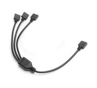 EK Water Blocks Compatible EK-Loop D-RGB Splitterkabel, 3-fach - Schwarz