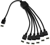 EK Water Blocks EK-D-RGB Câble répartiteur 6 voies D-RGB Câble répartiteur RGB Noir (3831109821879)