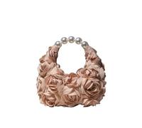 EKalgretrA 3D Flower Clutch Purse Bolsos Para Mujer, Floral Pop, sac de perles, soirée Gala, tenues fête, accessoires bal, articles mariage, Cartera Para Elegante
