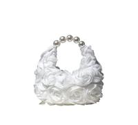 EKalgretrA 3D Flower Clutch Purse Bolsos Para Mujer, Floral Pop, sac de perles, soirée Gala, tenues fête, accessoires bal, articles mariage, Cartera Para Elegante