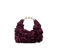EKalgretrA 3D Flower Clutch Purse Bolsos Para Mujer, Pop florale, sac de perles, tenues fête, accessoires bal, articles mariage, Cartera Para Elegante