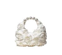EKalgretrA 3D Flower Clutch Purse Bolsos Para Mujer, Pop florale, sac de perles, tenues fête, accessoires bal, articles mariage, Cartera Para Elegante