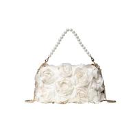 EKalgretrA 3D Flower Clutch Purse Bolsos Para Mujer, sac De perles, Floral, Patry mariée, à bandoulière, Carteras Elegantes