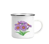 EKalgretrA Boire Une Tasse À Café Fleur Papillon Tasses En Émail
