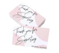 EKalgretrA Carte Mariage 50 Thank You Cards Business Card Orders Party Support Smal(Style D 50pcs)