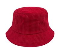 EKalgretrA Chapeau Bob en Velours Côtelé De Couleur Unie