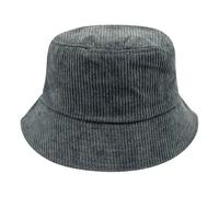 EKalgretrA Chapeau Bob en Velours Côtelé De Couleur Unie