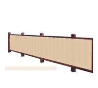 EKalgretrA Filet de confidentialité Beige for Balcon, clôture, Protection Contre Le Vent, abri for Balcon, terrasse, Appartement Store Latéral Rétractable(0.8x6m)