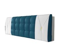 EKalgretrA Housse TêTe De Lit Cuir Housse de tête lit en Cuir et Velours avec Rembourrage, Coussin Solide for Tatami, Housse éponge(G-Leather,180cm-No Headboard)