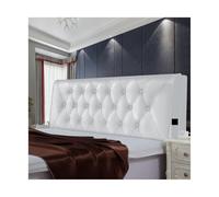 EKalgretrA Housse TêTe De Lit Cuir Housse de tête lit en Cuir King Size, Rembourrage Haute résilience, Oreiller Tissu Lavable(Color 12,180x58x10cm)