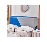 EKalgretrA Housse TêTe De Lit Cuir Housse de tête lit en Cuir synthétique, élastique et imperméable, for Queen Size(Color 3,W210 x H70cm)