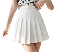 EKalgretrA Jupes plissées Taille Haute for Femmes, Mini-Jupe Vintage d'été, Jupe de Danse Tennis for étudiantes Jupe de Tennis Femme(Color13,XL)