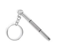 EKalgretrA Kit de réparation Tournevis for Lunettes 3 en 1 avec Porte-clés, précision for Montres et Accessoires Tournevis Lunettes Opticien(5pcs)