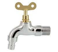 EKalgretrA Robinet d'extérieur avec clé de Verrouillage, Corps en Alliage, Interrupteur à Unique, Outil d'arrosage for Cuisine et Jardin Robinet de Jardin(Color 1)