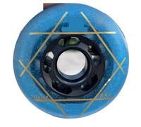 EKalgretrA Roues de Rollers en Ligne 8 pièces 88A Roues de Patin à roulettes Plates Fantaisie alignées 72 76 80mm Quad Patins Accessoires d'engrenage(8pcs Blue 76mm)