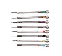 EKalgretrA Tournevis de précision en Acier à Haute teneur Carbone 0,6 2 mm for Montres, Verres, Lames Plates, Petits Accessoires, Outils réparation Tournevis Lunettes Opticien(1.2mmFLAT)