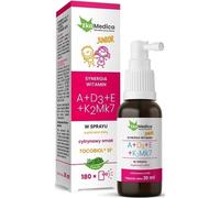 EkaMedica Junior Complexe Vitaminique A + D3 + E + K2 MK7, Spray, 30 ml
