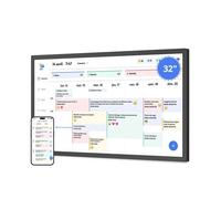 EKASN 32"" Cadre Photo Numérique Calendrier Intelligent FHD 1920*1080P Famille Planning Agenda-Liste-Tâche Photo/Vidéo Partage