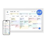 EKASN Cadre Photo Numérique 21.5"" Télécommande Calendrier Mural Intelligent 1920*1080 FHDPlanificateur familiaux WIFI 32Go Blanc