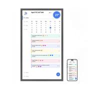 EKASN Cadre Photo Numérique 27"" Calendrier Intelligent pour Plannning Familiale Tâche, Liste Bureau, Travail École, Support Mural