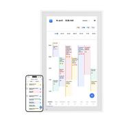 EKASN Cadre Photo Numérique Calendrier Intelligent 21.5"" Tableaux/Plans/Vidéo/Photo Sync IPS 1920*1080 FHD 32Go WIFI Blanc