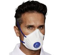 Ekastu Mandil 414 214 Masque anti poussières fines avec soupape FFP2 D 12 pc(s) EN 149:2001 DIN 149:2001