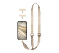 EKAX Chaîne de téléphone portable avec 2 crochets - Cordon universel sans coque - Cordon pour téléphone portable avec coussinet sans colle - Compatible avec tous les smartphones, iPhone, Samsung
