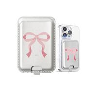 EKAX Portefeuille magnétique anti-perte pour téléphone, design magnétique puissant, compatible avec MagSafe, peut contenir 1 carte, portefeuille de téléphone à coller sur iPhone et smartphones