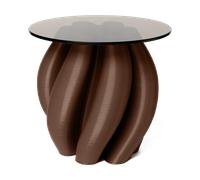 Ekbacken Studios Table d'appoint Water lily Ø50 cm Chocolate