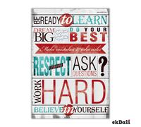 EkDali Success Rules Poster A3 Size 11.7 x 16.5-inches, Ideal Gift for All Ages: Rules for Success for All Ages