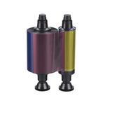 EKDMQWRT Compatible avec Les imprimantes de Cartes d'identité| Ruban Couleur R3011 YMCKO - 200 Impressions for la création d'informations d'identification Professionnelles