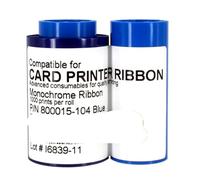 EKDMQWRT Compatible avec Les imprimantes P310/P330i | Ruban d'imprimante - Accessoires Essentiels et pièces de Rechange for l'impression de Cartes(800015-104 Blue)