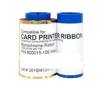 EKDMQWRT Compatible avec Les imprimantes P310/P330i | Ruban d'imprimante - Accessoires Essentiels et pièces de Rechange for l'impression de Cartes(800015-106 Gold)