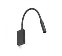 EKE applique murale noire 230V LED 3W 60° 3000K