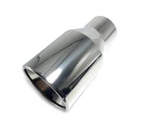 EKEGUY Embouts D'éChappement Embout De Silencieux D'échappement Universel Tuyau en Acier Inoxydable, Garniture Chromée Revêtement Gorge De Queue Modifié Embout Echappement(67MM in 89MM Out)