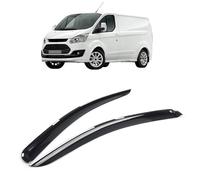 EKEGUY Pare-Pluie 2 Pièces Vitres Latérales Visières Ventilation Protection Contre Pluie pour Custom pour Transit pour Tourneo 2012-Up DéFlecteurs De Vent