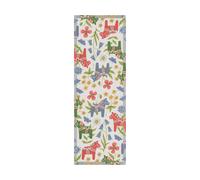 Ekelund Linneväveri Chemin de table Blomsterhäst 35x100 cm Multi