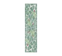 Ekelund Linneväveri Chemin de table Tipp tapp 35x140 cm Vert